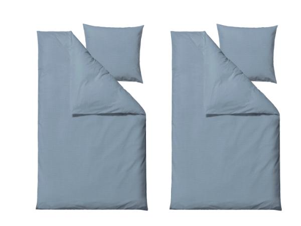 

Södahl Sengetøj 140 x 220 cm i linen blue, Wave